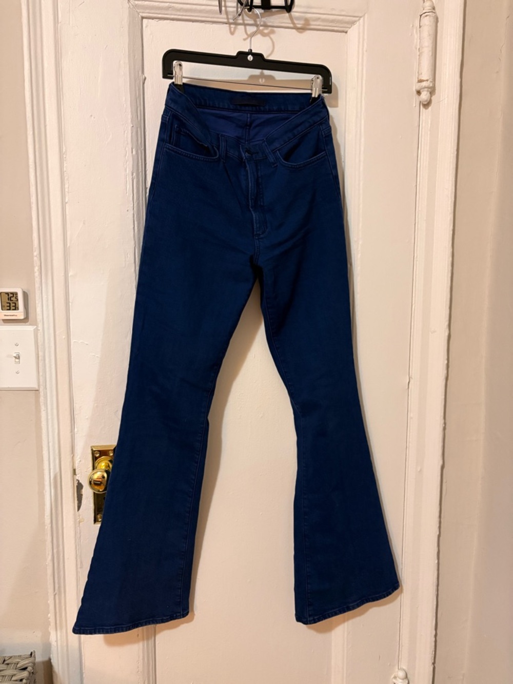 Joe's Jeans Indigo Blue The Molly High-Rise/ Flare Denim Jeans - Size 28